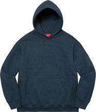 Cargar imagen en el visor de la galería, Satin Appliqué Hooded Navy Sweatshirt
